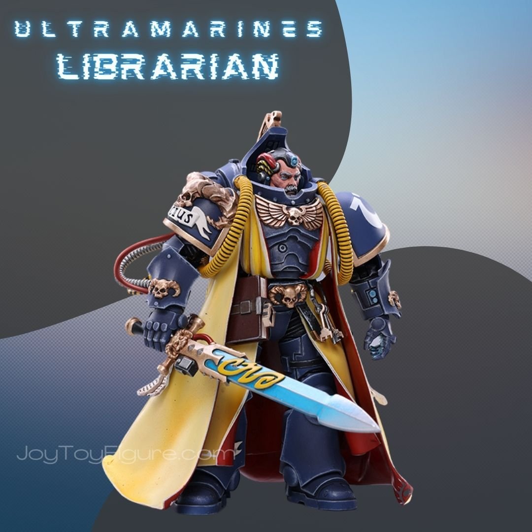 JoyToy Action Figure Warhammer 40K Ultramarines Primaris Librarian