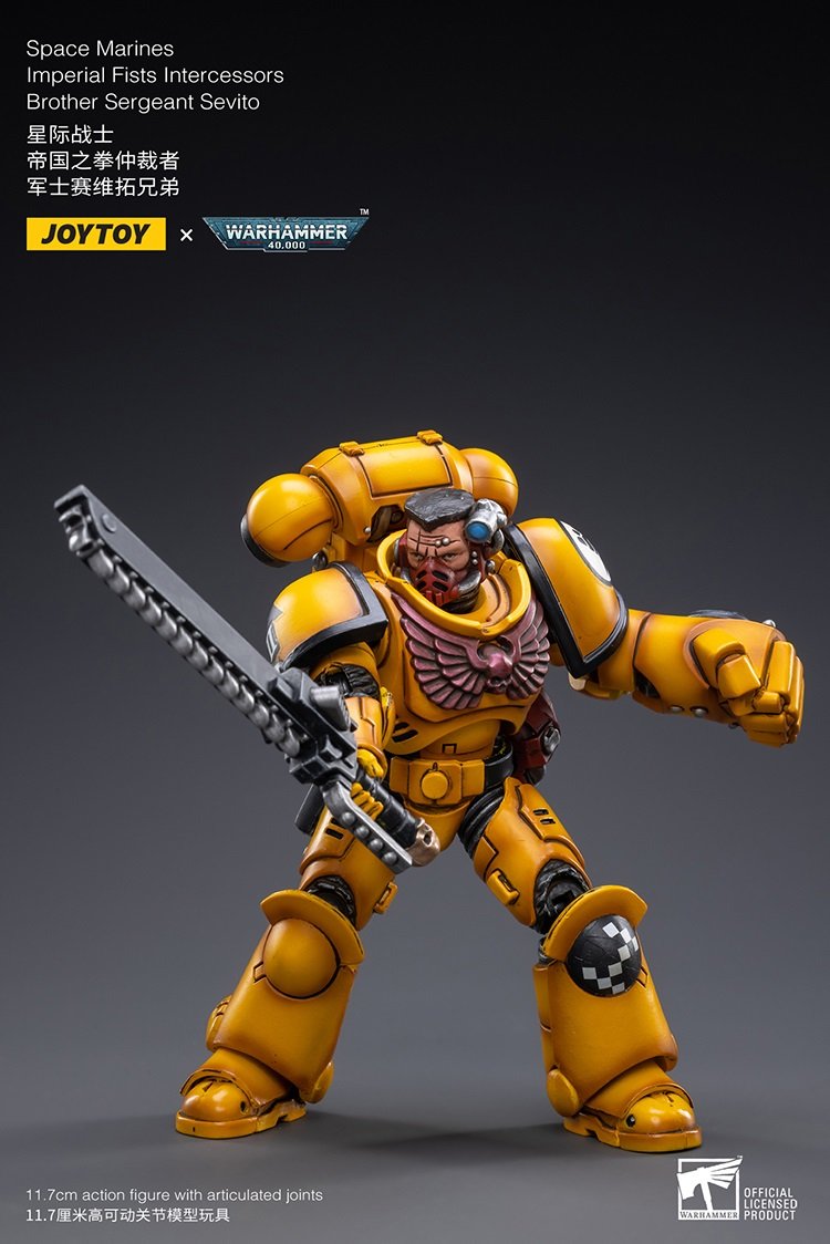 JoyToy Action Figure Warhammer 40K Imperial Fists Intercessors Set