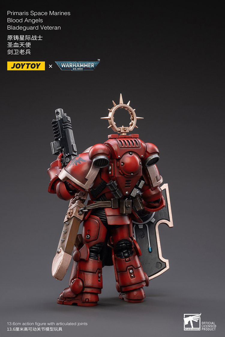 JoyToy Action Figure Warhammer 40K Blood Angels Bladeguard Veteran