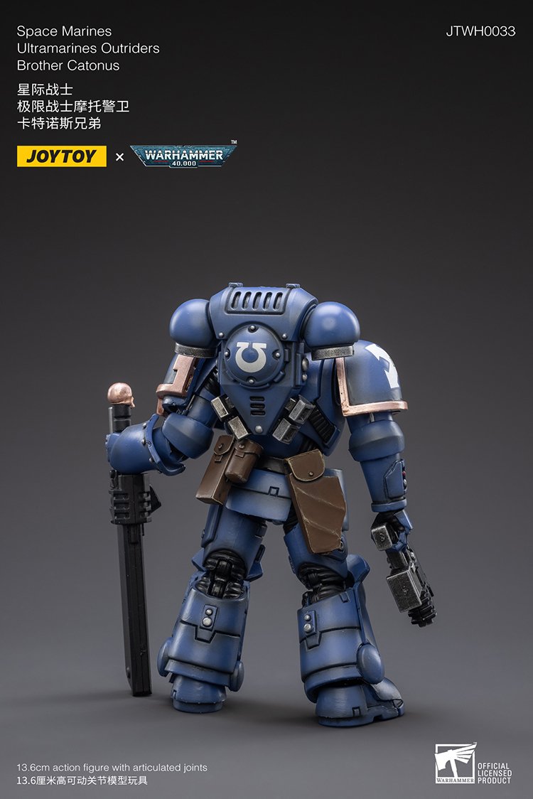 JoyToy Action Figure Warhammer 40K Ultramarines Outriders Brother Catonus