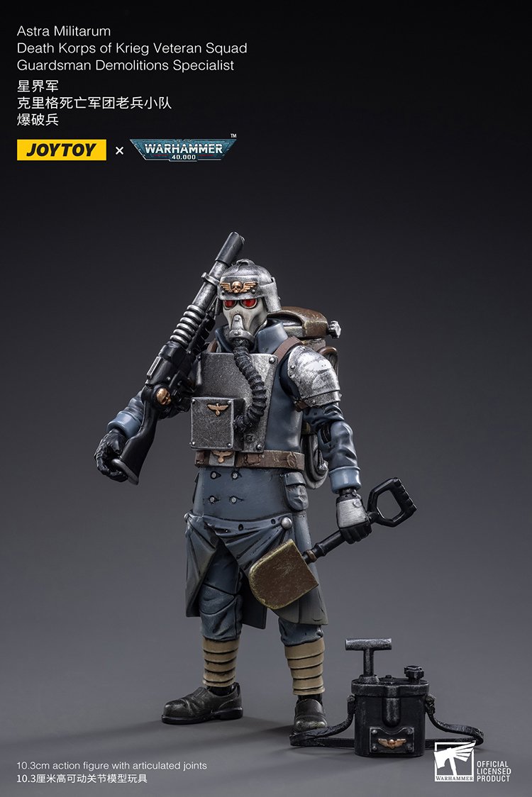 JoyToy Action Figure Warhammer 40K Death Korps of Krieg Veteran Squad