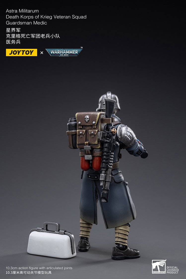 JoyToy Action Figure Warhammer 40K Death Korps of Krieg Veteran Squad