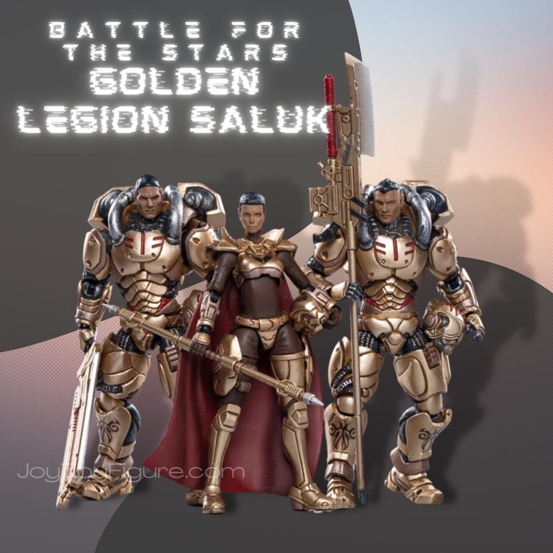 JoyToy Action Figure Battle For The Stars Golden Legion Saluk