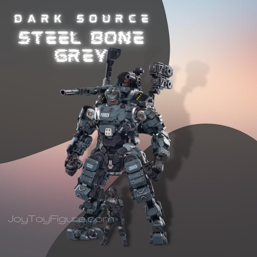 JoyToy Action Figure Dark Source Steelbone Firepower Mecha H02