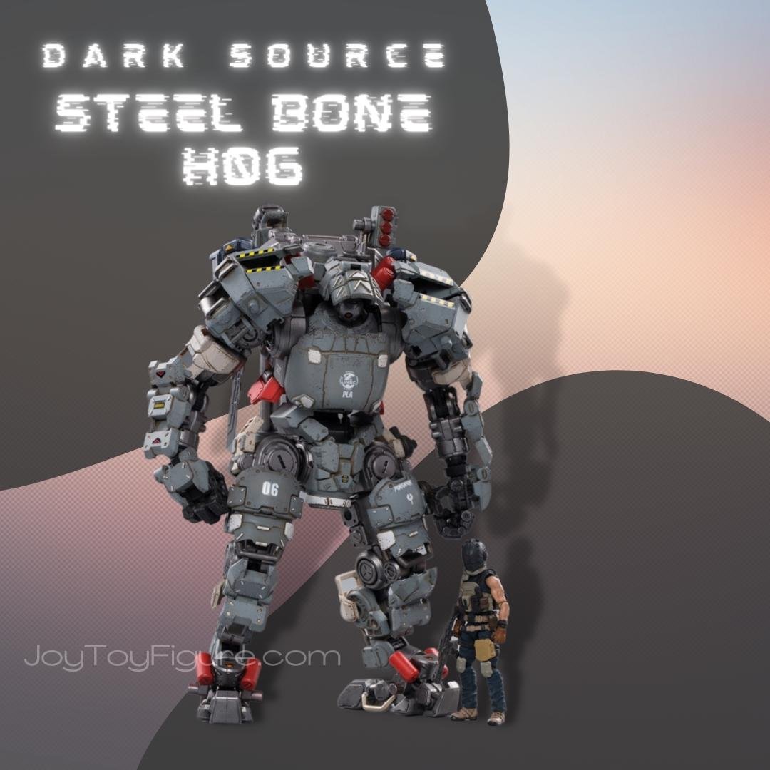 JoyToy Action Figure Dark Source Steelbone Heavy Combat Machine Armor H06 With Pilot