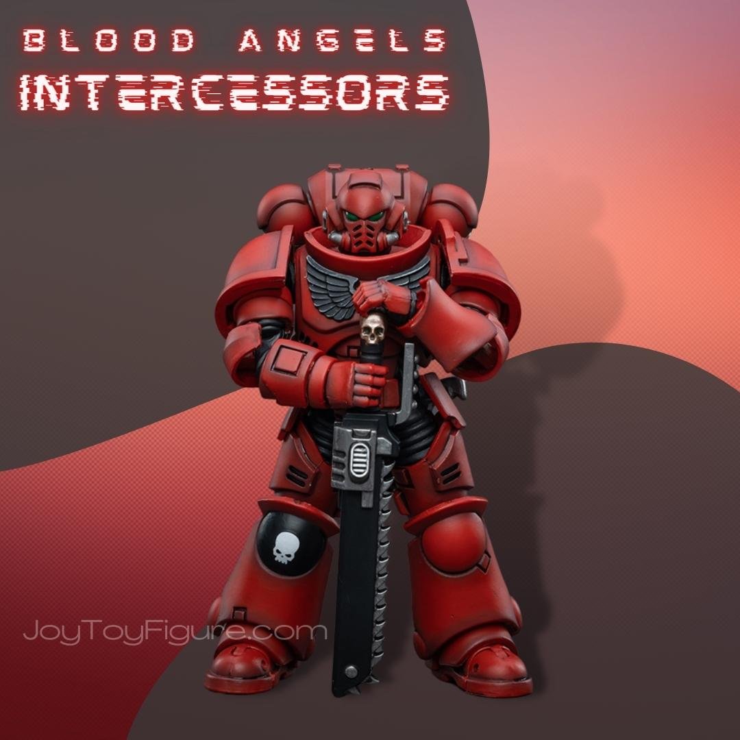 JoyToy Action Figure Warhammer 40K Blood Angels Intercessors
