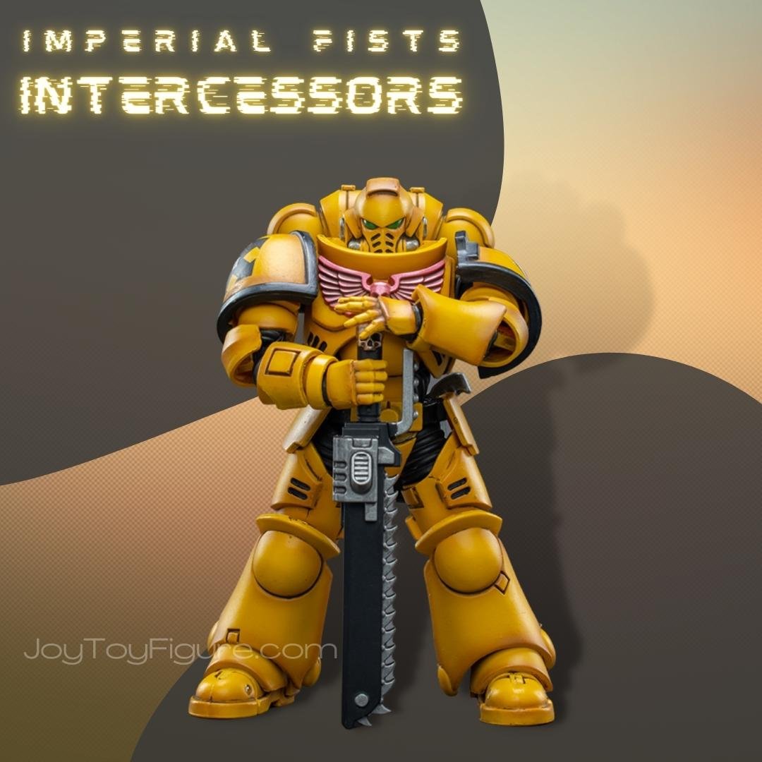 JoyToy Action Figure Warhammer 40K Imperial Fists Intercessors