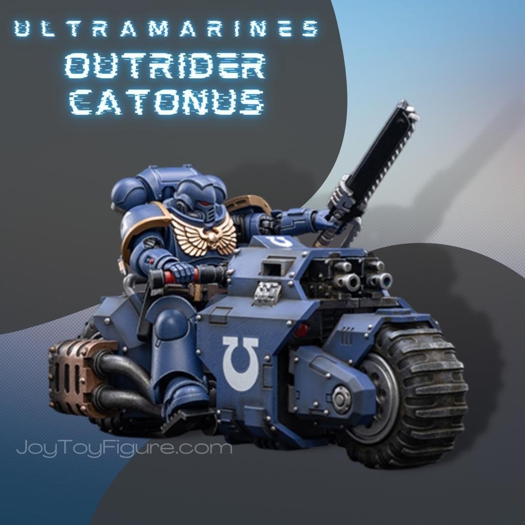 JoyToy Action Figure Warhammer 40K Space Marines Outriders Brother Catonus