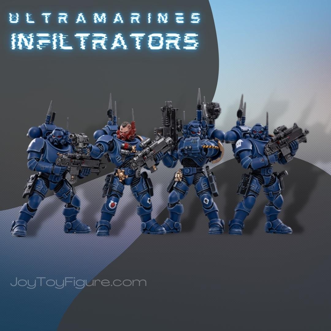 JoyToy Action Figure Warhammer 40K Ultramarines Infiltrators