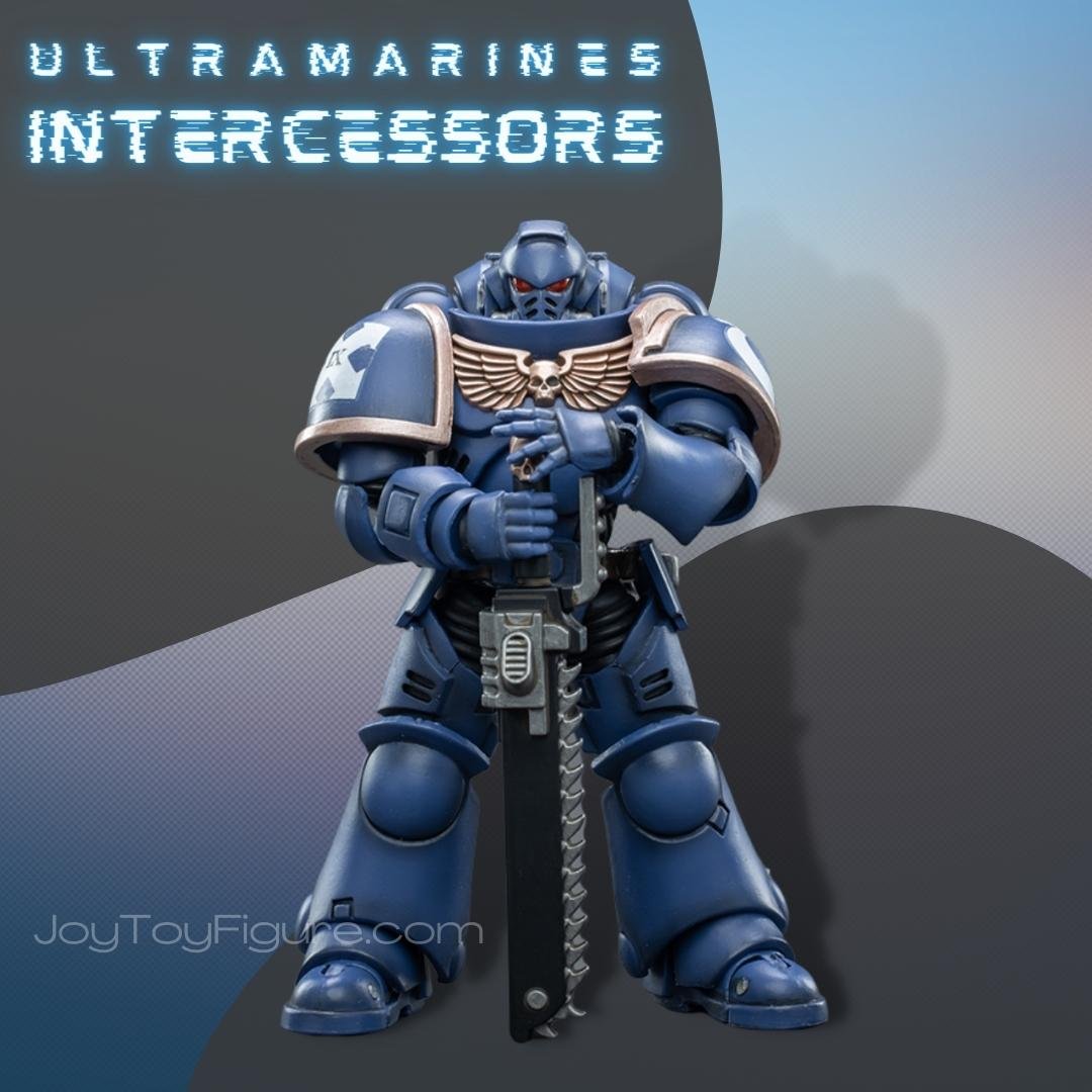 JoyToy Action Figure Warhammer 40K Ultramarines Intercessors