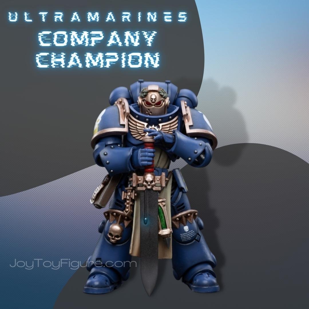 JoyToy Action Figure Warhammer 40K Ultramarines Primaris Company Champion