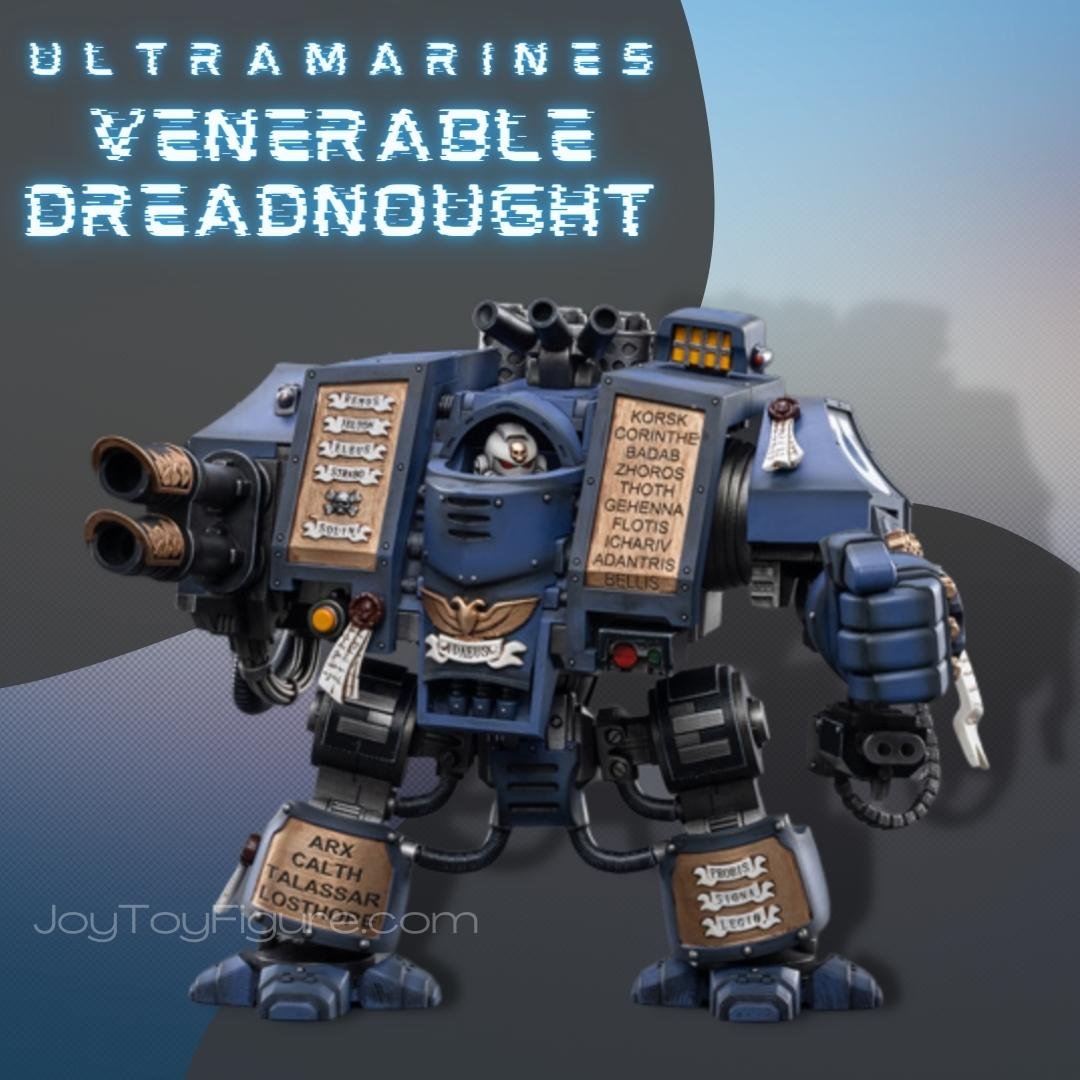 JoyToy Action Figure Warhammer 40K Ultramarines Venerable Dreadnought