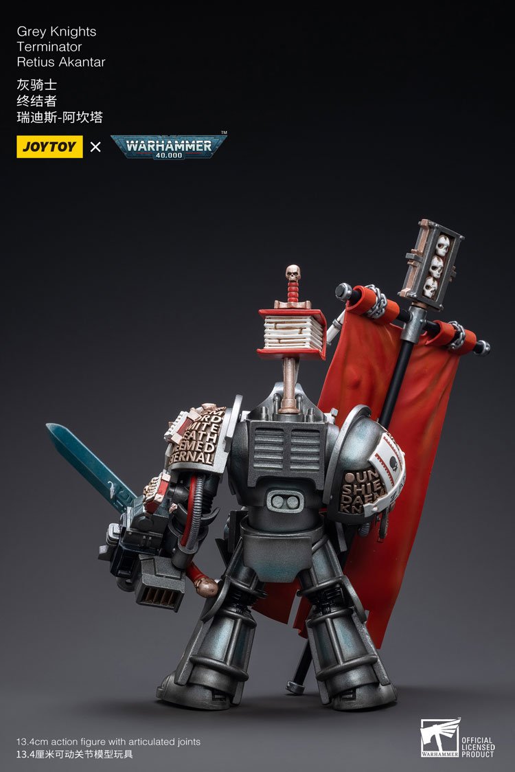 [Pre-Order] JoyToy Action Figure Warhammer 40K Space Marine Grey Knights Terminator Retius Akantar