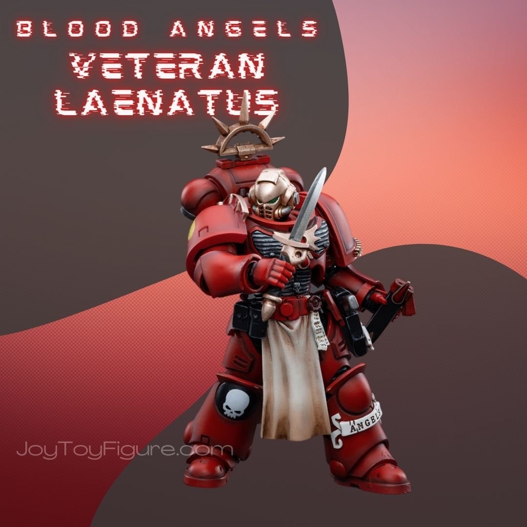 JoyToy Action Figure Warhammer 40K Blood Angels Veteran Laenatus