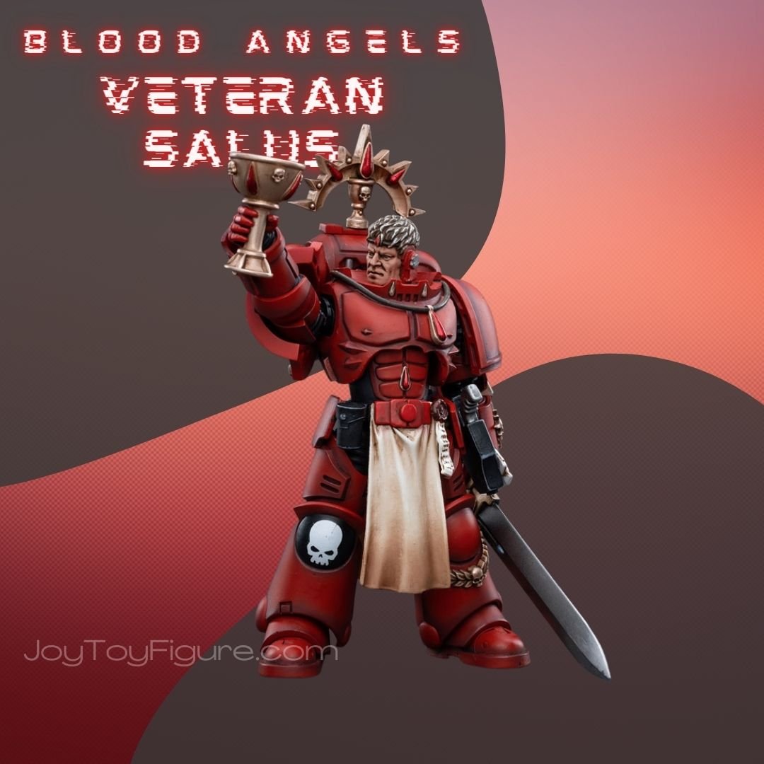 JoyToy Action Figure Warhammer 40K Blood Angels Veteran Salus
