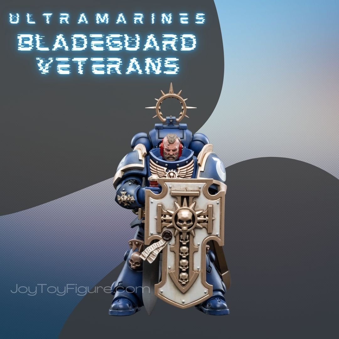 JoyToy Action Figure Warhammer 40K Ultramarines Bladeguard Veterans