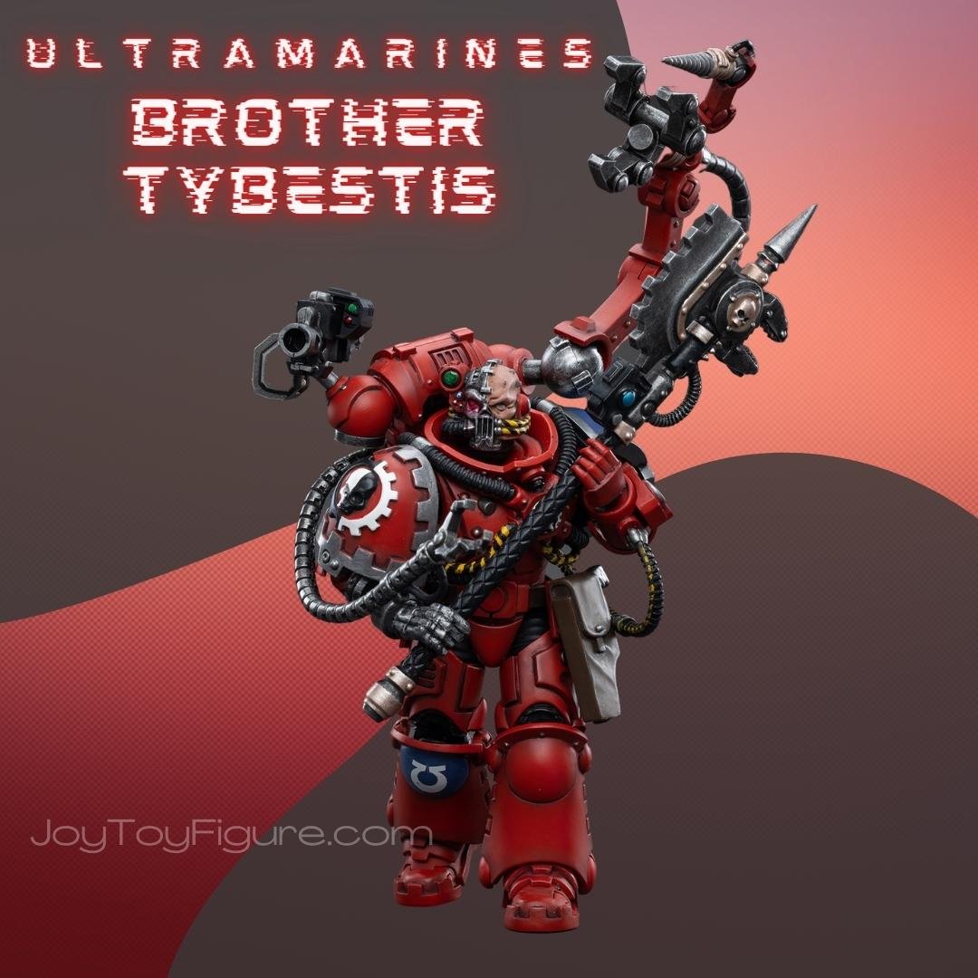 JoyToy Action Figure Warhammer 40K Space Marines Ultramarines Primaris Techmarine Brother Tybestis