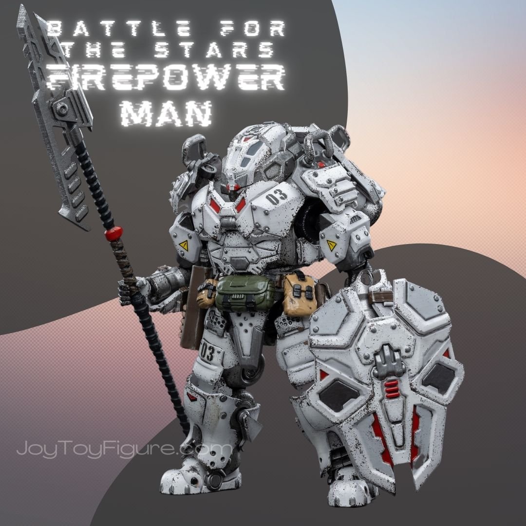 JoyToy Action Figure Battle For The Star Sorrow Expeditionary Forces 9th Army of the White Iron Cavalry Firepower Man