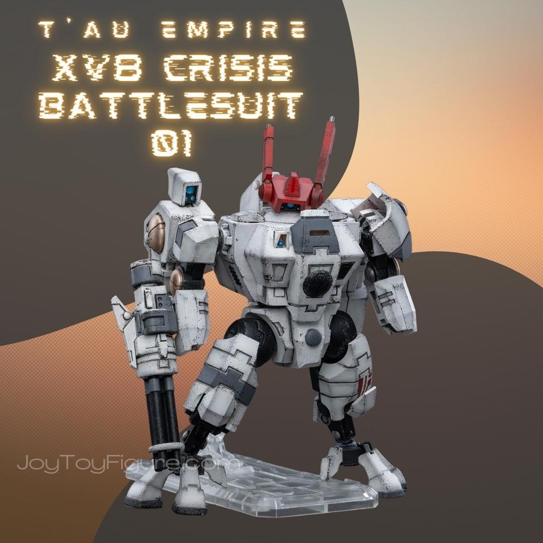 JoyToy Action Figure Warhammer 40K T'au Empire Xv8 Crisis Battlesuit 01