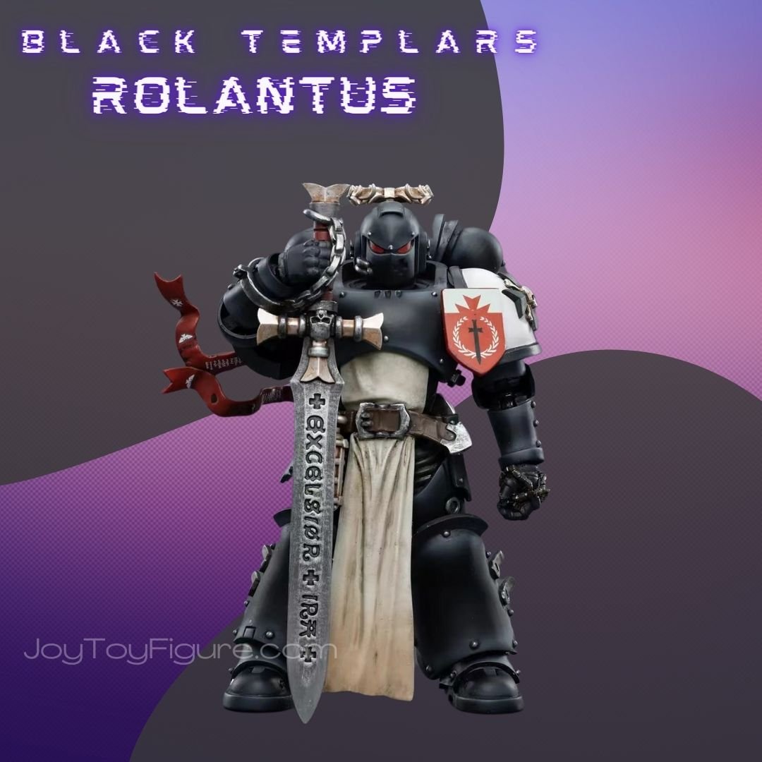 [Pre-Order] Action Figure Warhammer 40K Black Templars Emperor Champion Rolantus