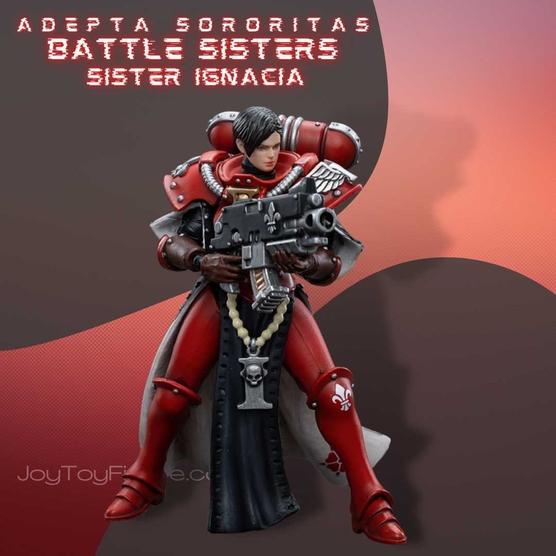 JoyToy Action Figure Warhammer 40K Adepta Sororitas Battle Sisters Order of the Bloody Rose Sister Ignacia 2 - Joytoy Figure
