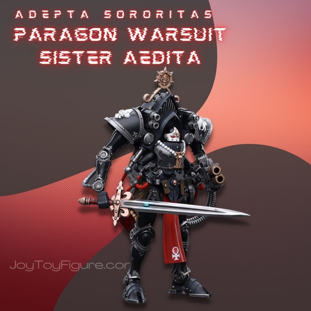 JoyToy Action Figure Warhammer 40K Adepta Sororitas Paragon Warsuit Sister Aedita 1 - Joytoy Figure
