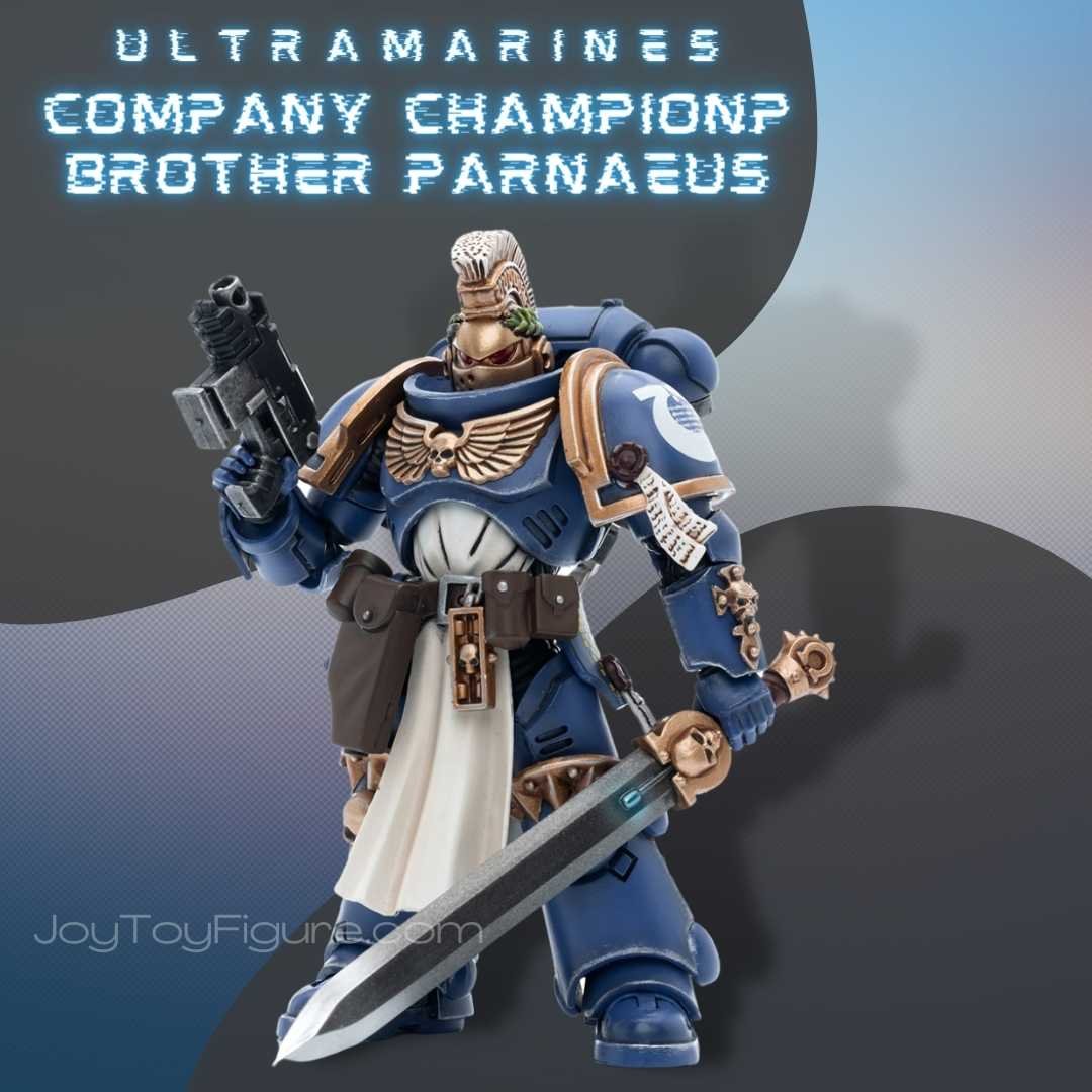 JoyToy Action Figure Warhammer 40K Ultramarines Primaris Company Champion Brother Parnaeus 1 - Joytoy Figure