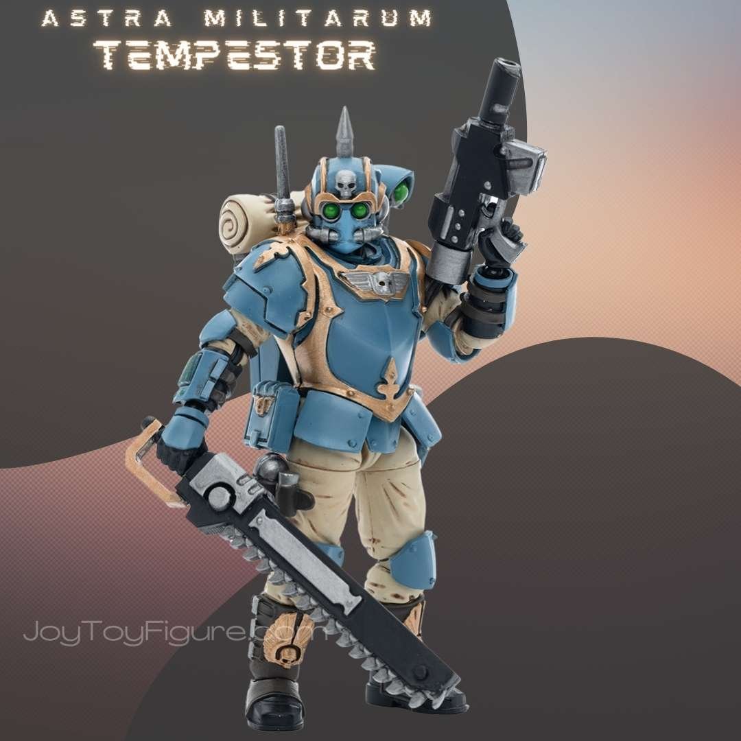 JoyToy Action Figure Warhammer 40K Astra Militarum Tempestus Scions Squad 55th Kappic Eagles Tempestor 1 - Joytoy Figure