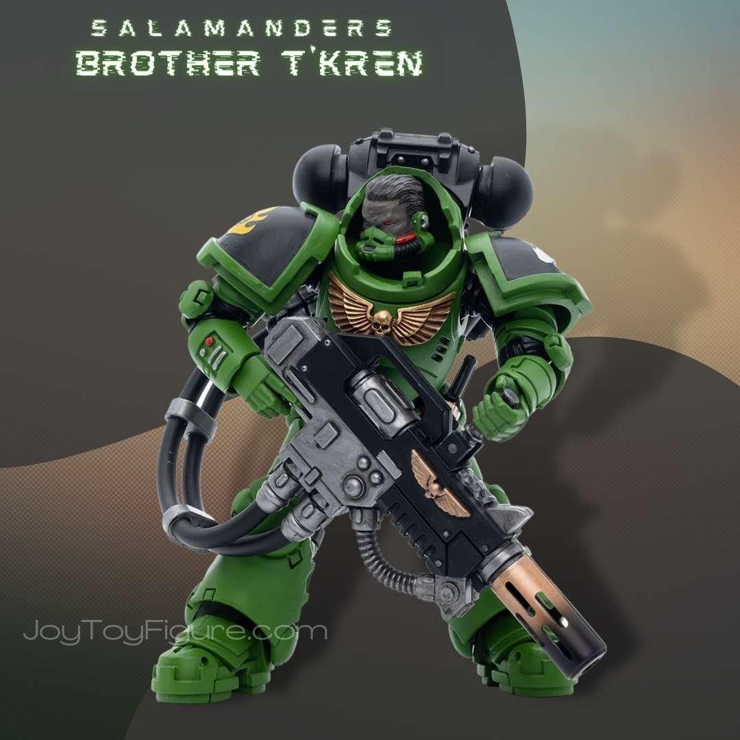 JoyToy Action Figure Warhammer 40K Salamanders Eradicators Brother TKren - Joytoy Figure
