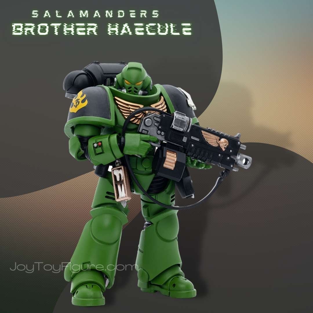 JoyToy Action Figure Warhammer 40K Salamanders Intercessors Brother Haecule - Joytoy Figure