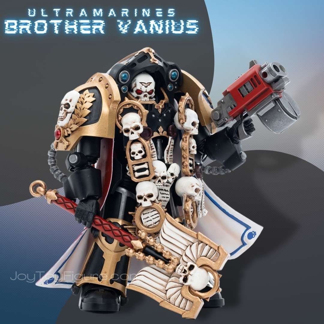 JoyToy Action Figure Warhammer 40K Ultramarines Terminator Chaplain Brother Vanius - Joytoy Figure