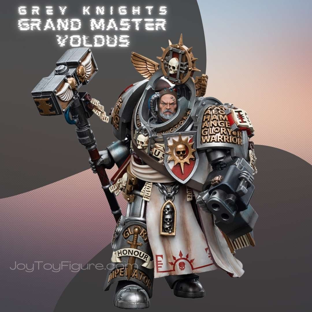 JoyToy Action Figure Warhammer 40K Grey Knights Grand Master Voldus - Joytoy Figure