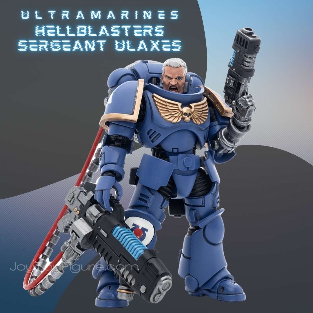 JoyToy Action Figure Warhammer 40K Ultramarines Hellblasters Sergeant - Joytoy Figure