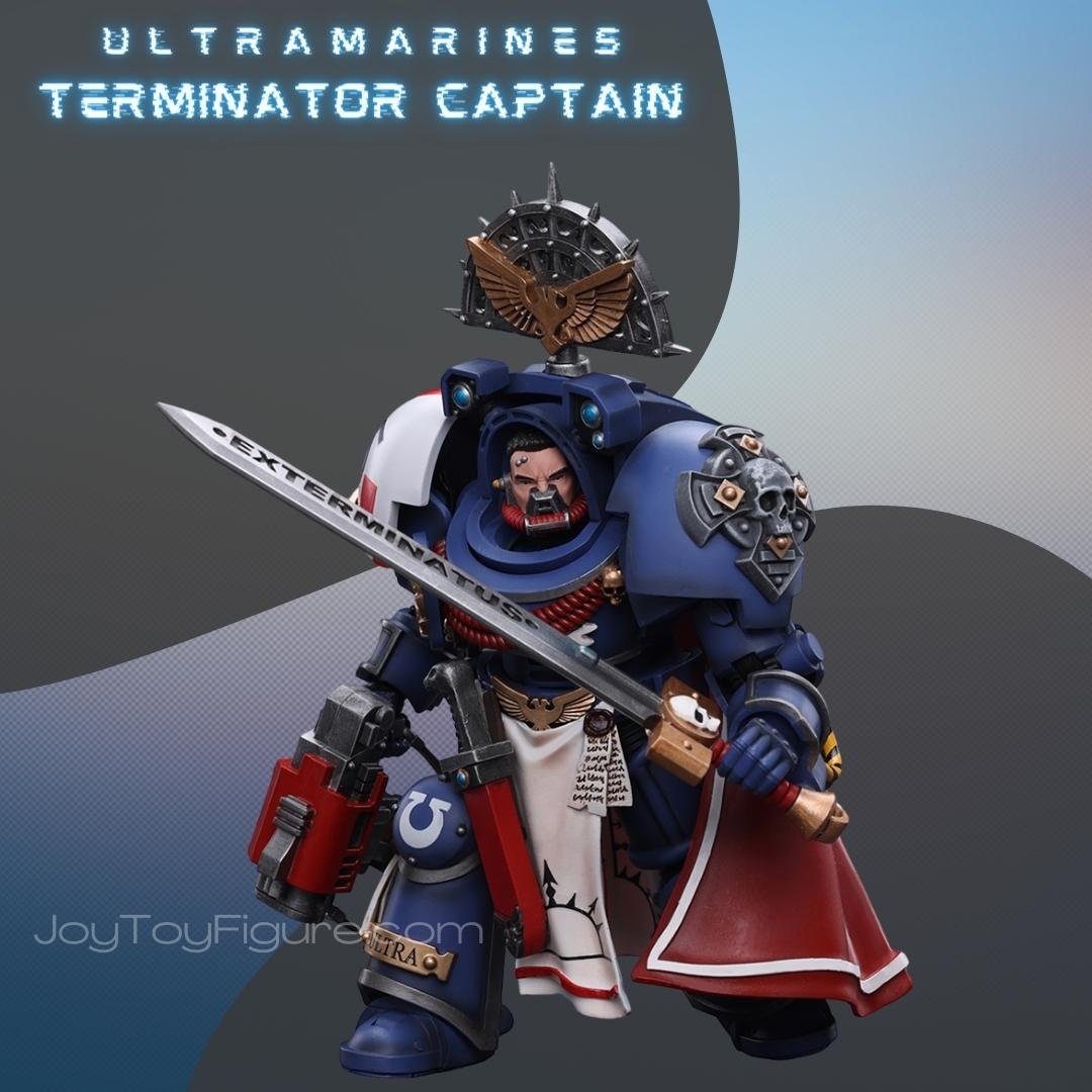 JoyToy Action Figure Warhammer 40K Ultramarines Terminator Captain - Joytoy Figure