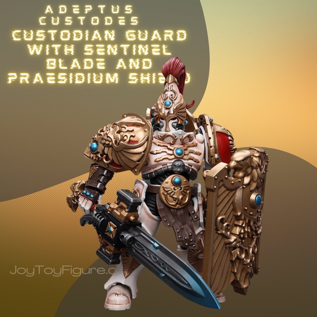JT9343Custodian Guard with Sentinel Blade and Praesidium Shield - Joytoy Figure