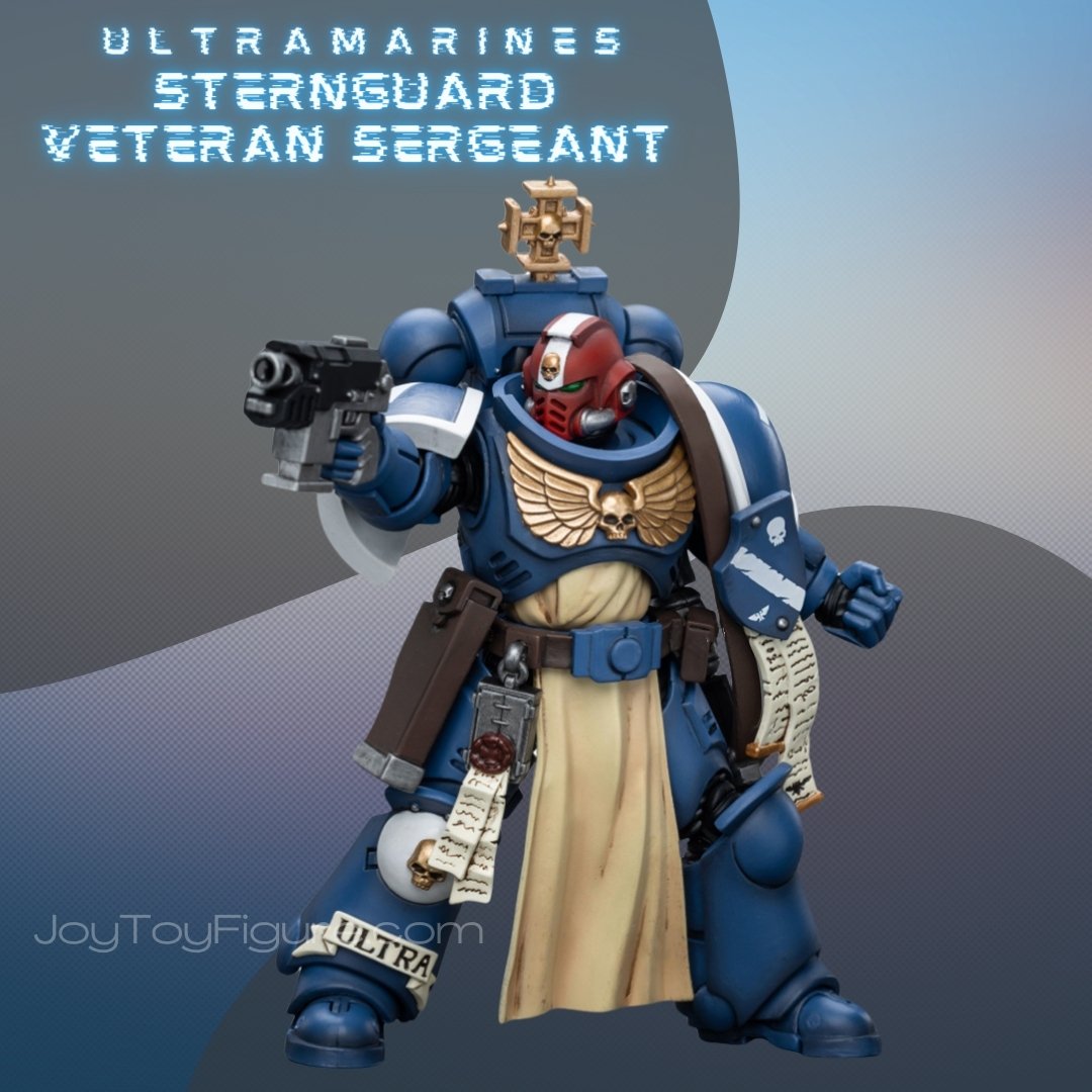 Ultramarines Sternguard Veteran Sergeant - Joytoy Figure