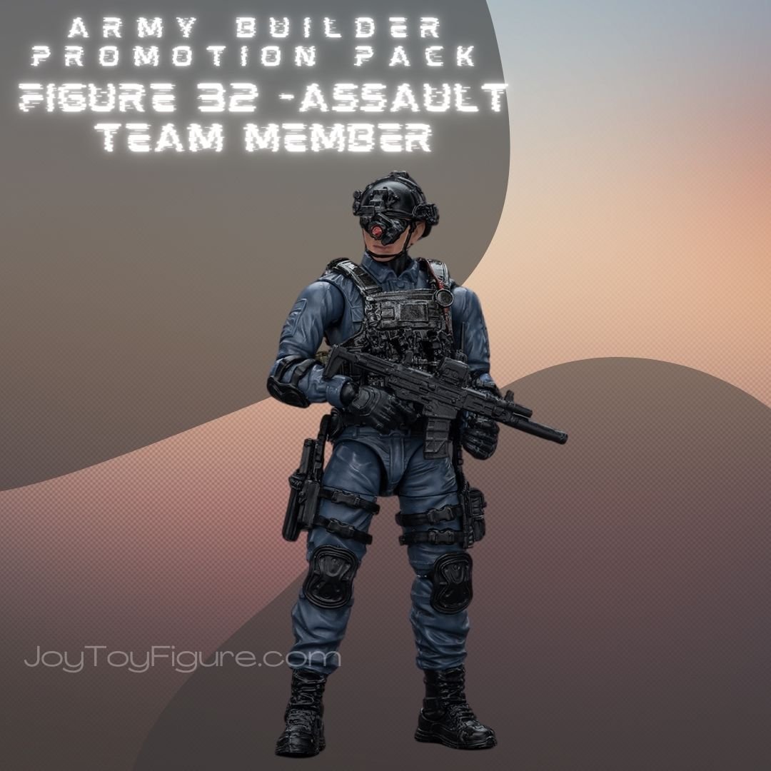 JOYTOY Army Builder Promotion Pack Figure 32 Assault Team Member - Joytoy Figure
