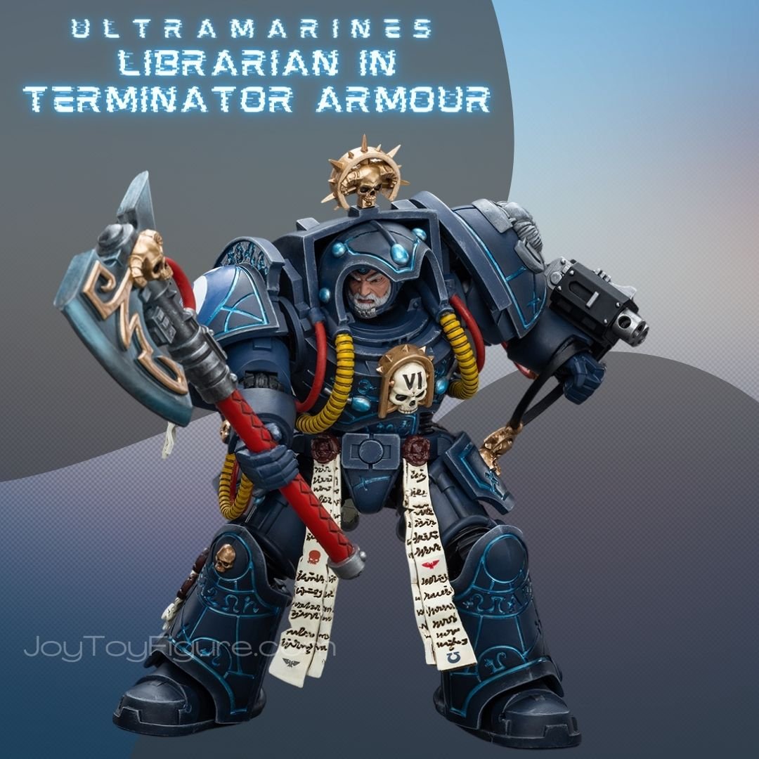 JOYTOY WH40K Ultramarines Librarian in Terminator Armour - Joytoy Figure