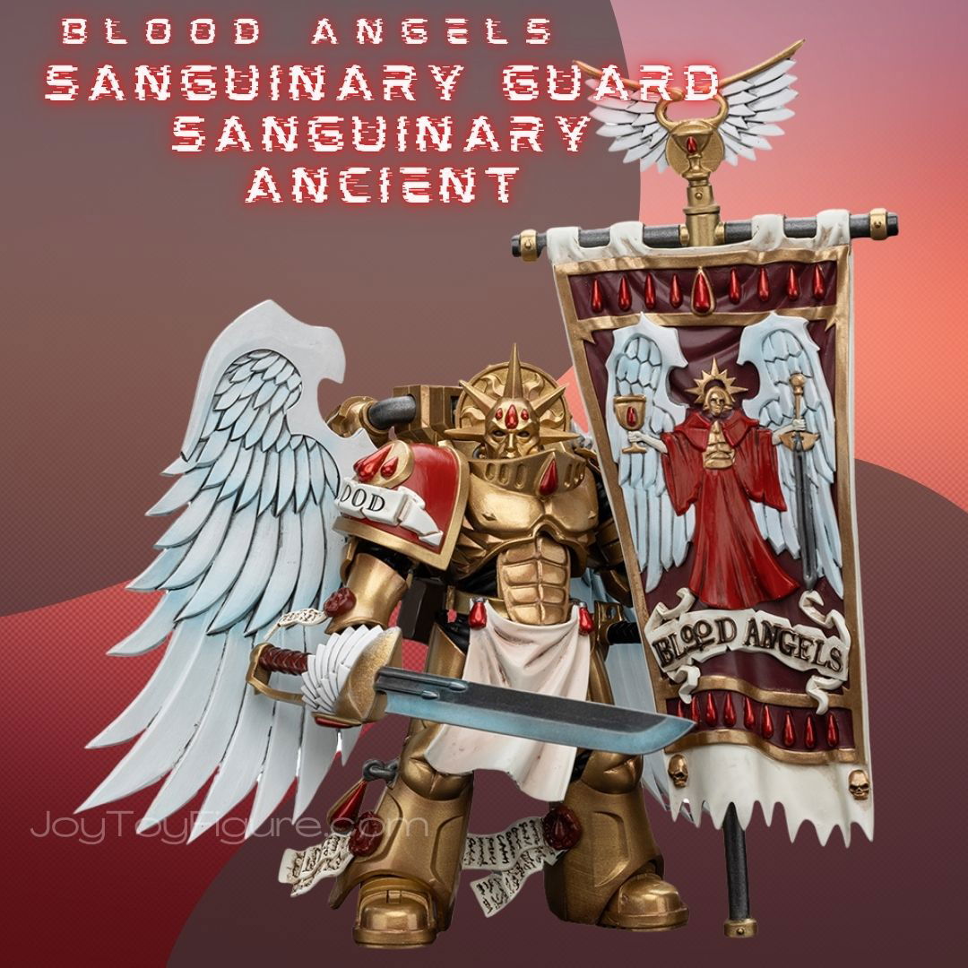 JoyToy WH40K Blood Angels Sanguinary Guard Sanguinary Ancient - Joytoy Figure