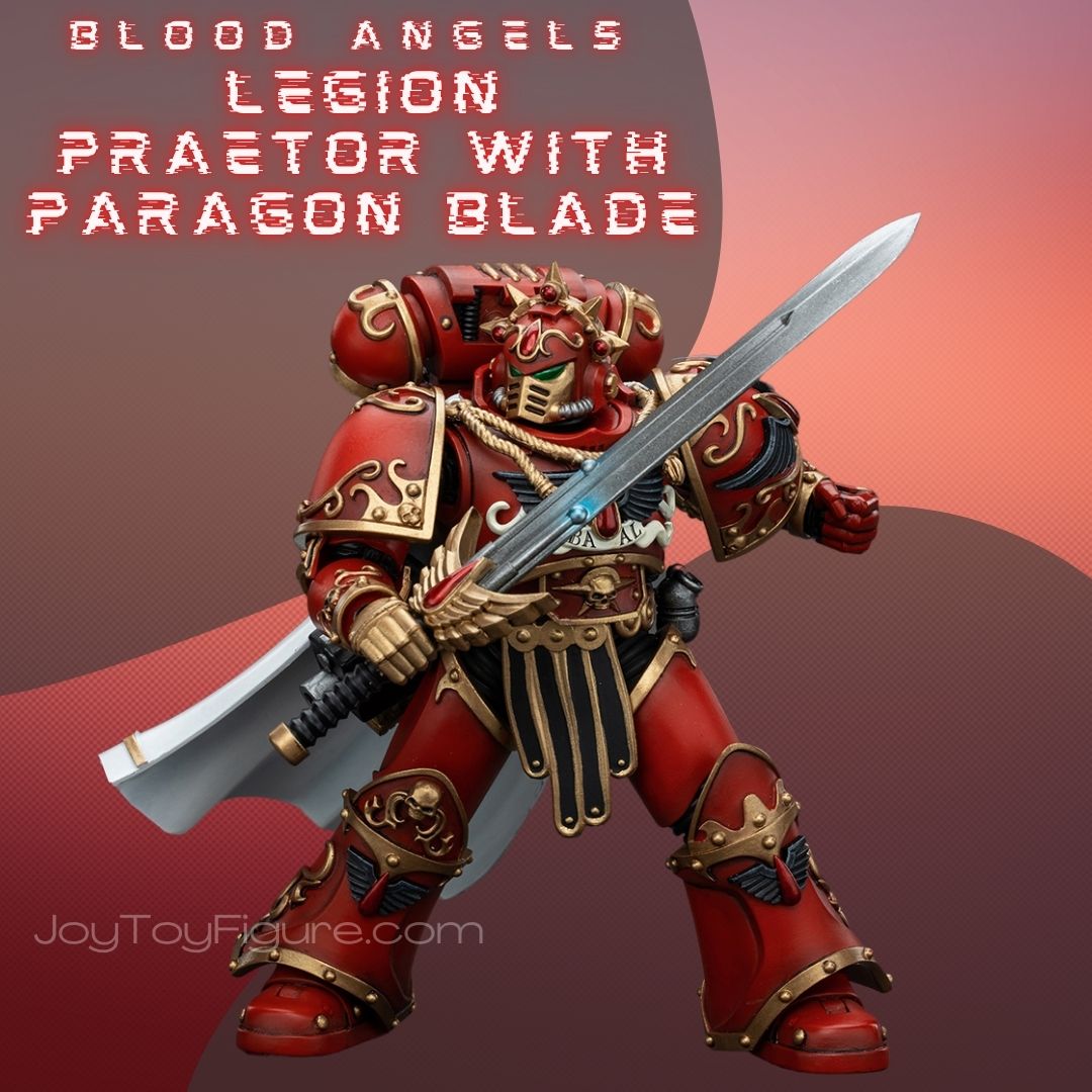 JoyToy WH40K Blood Angels Legion Praetor with Paragon Blade - Joytoy Figure